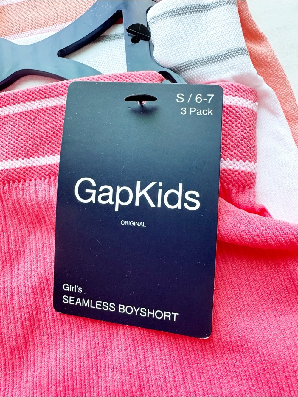 GapKids Girl's New 3-Pack Seamless Boyshort Underwear in size S 6-7Y NWT - Picture 8 of 10